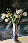 flors blanques - 43x30 cm 