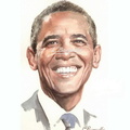 Obama -50x40 cm.