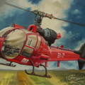 Helicópter vermell