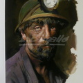 Miner de carbó-50x35 cm.