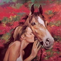 Noia i cavall - 60x73 cm 